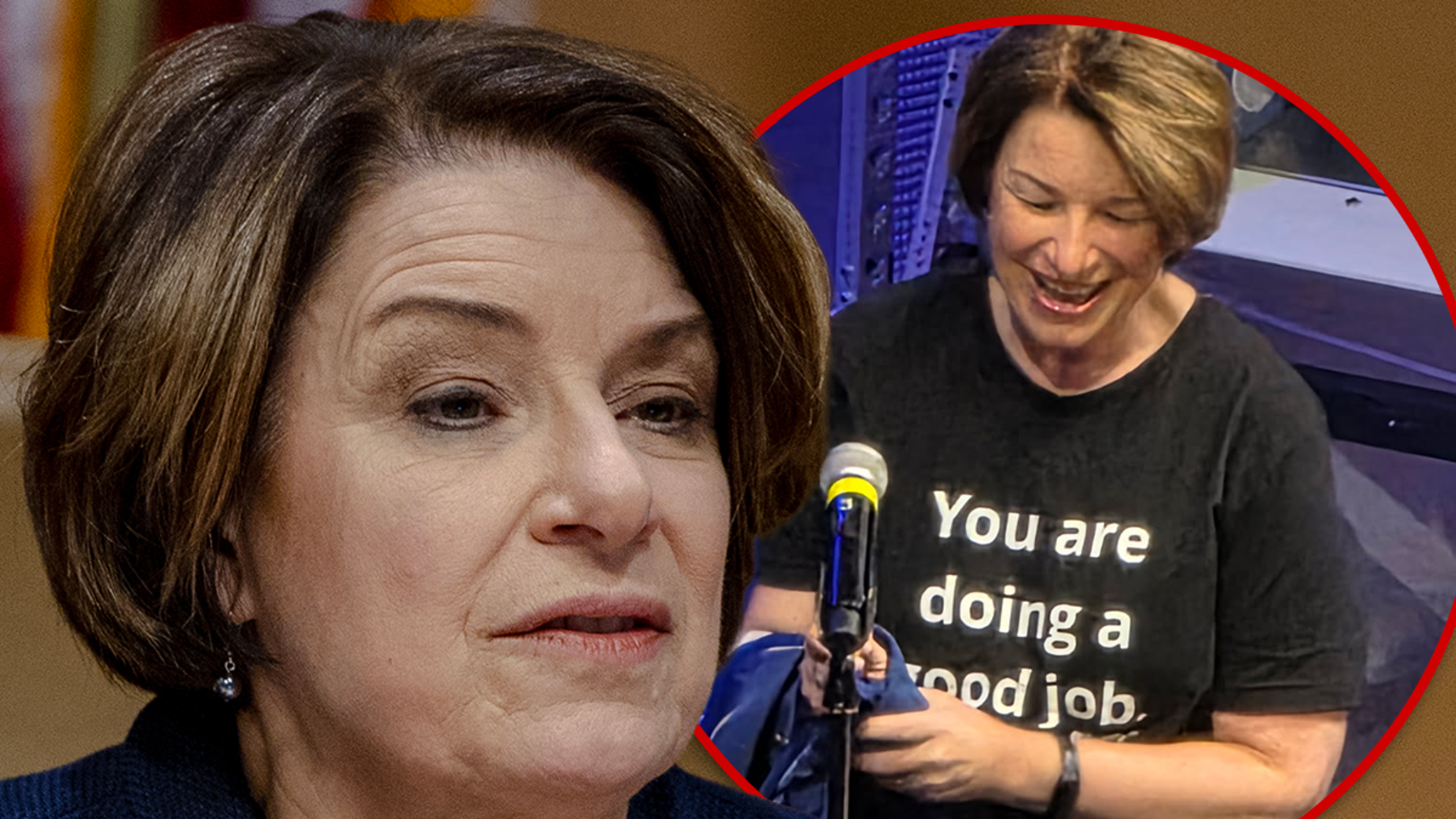 Senator Amy Klobuchar Wears ‘Good Job’ T-Shirt Amid Government Shutdown