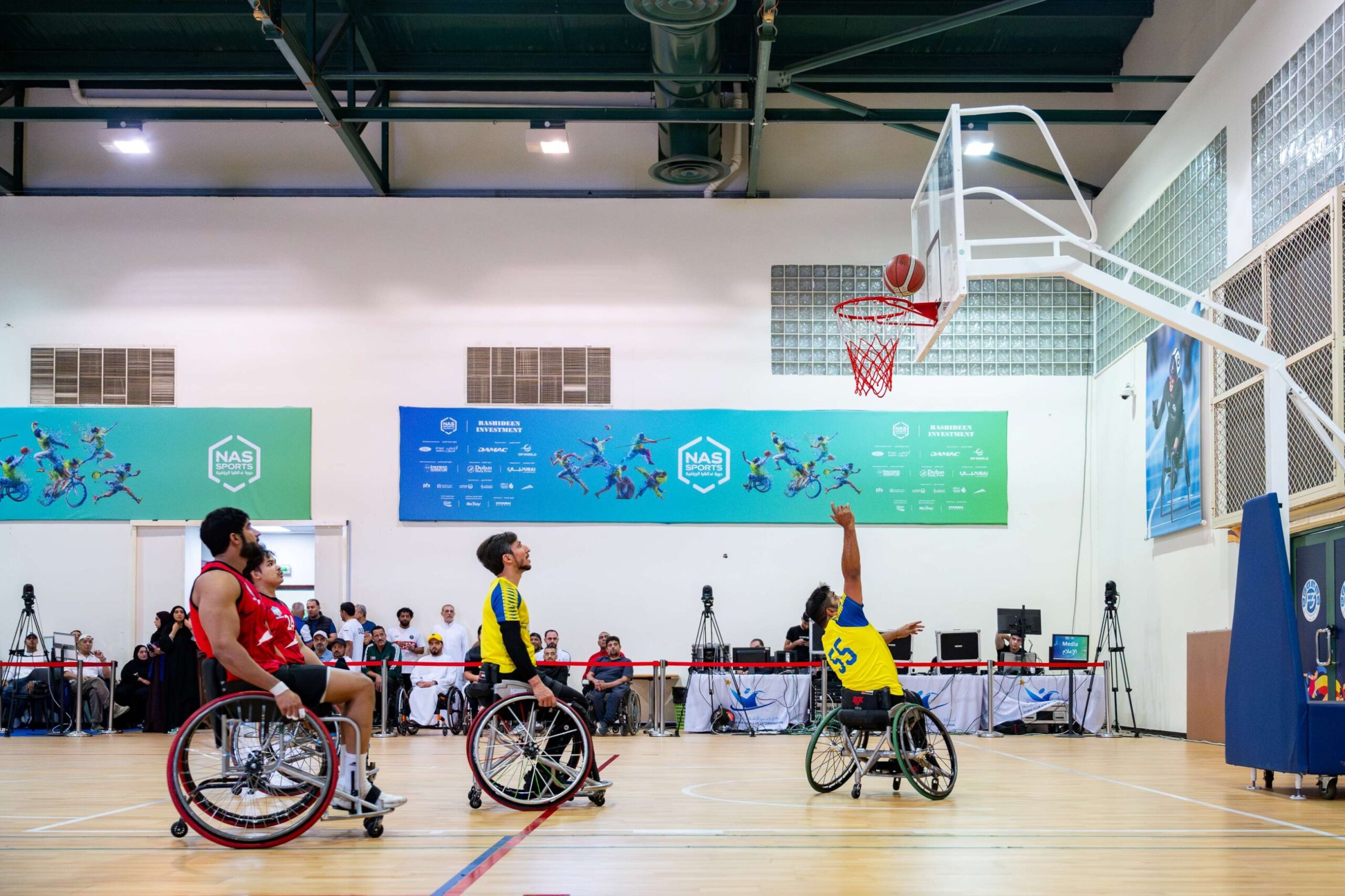 NAS Wheelchair Basketball Tournament kicks off in style at Dubai Club
