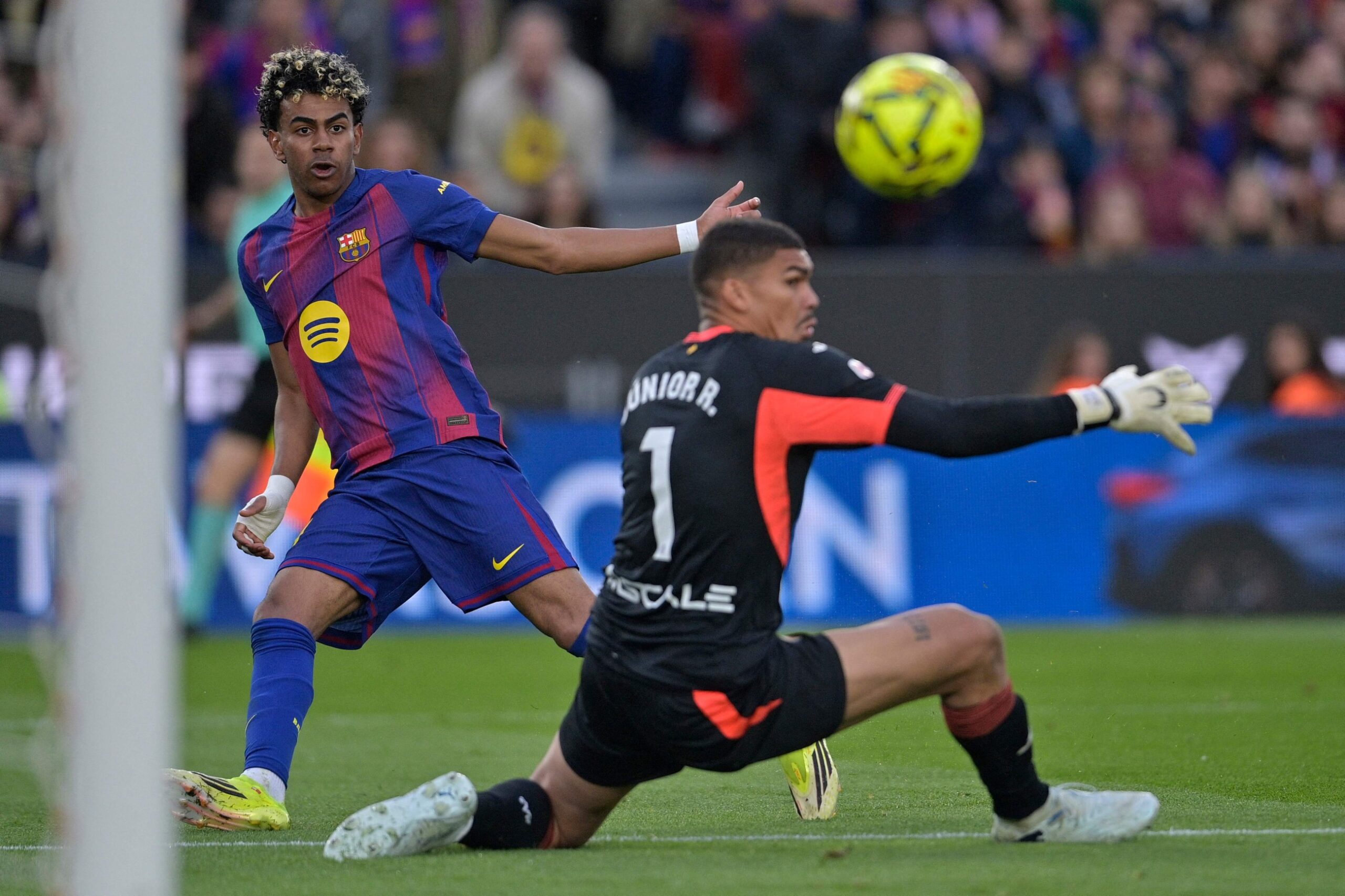 First Yamal hat-trick helps Liga leaders Barca beat Villarreal