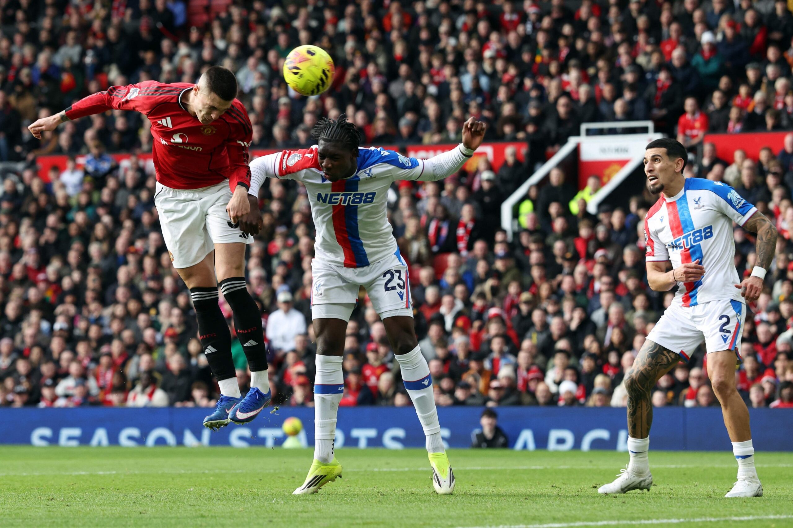Manchester United climb to third in Premier League table …
