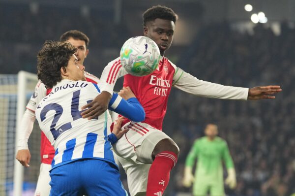 Arteta hits back at Brighton jibe after Arsenal boost EPL title bid