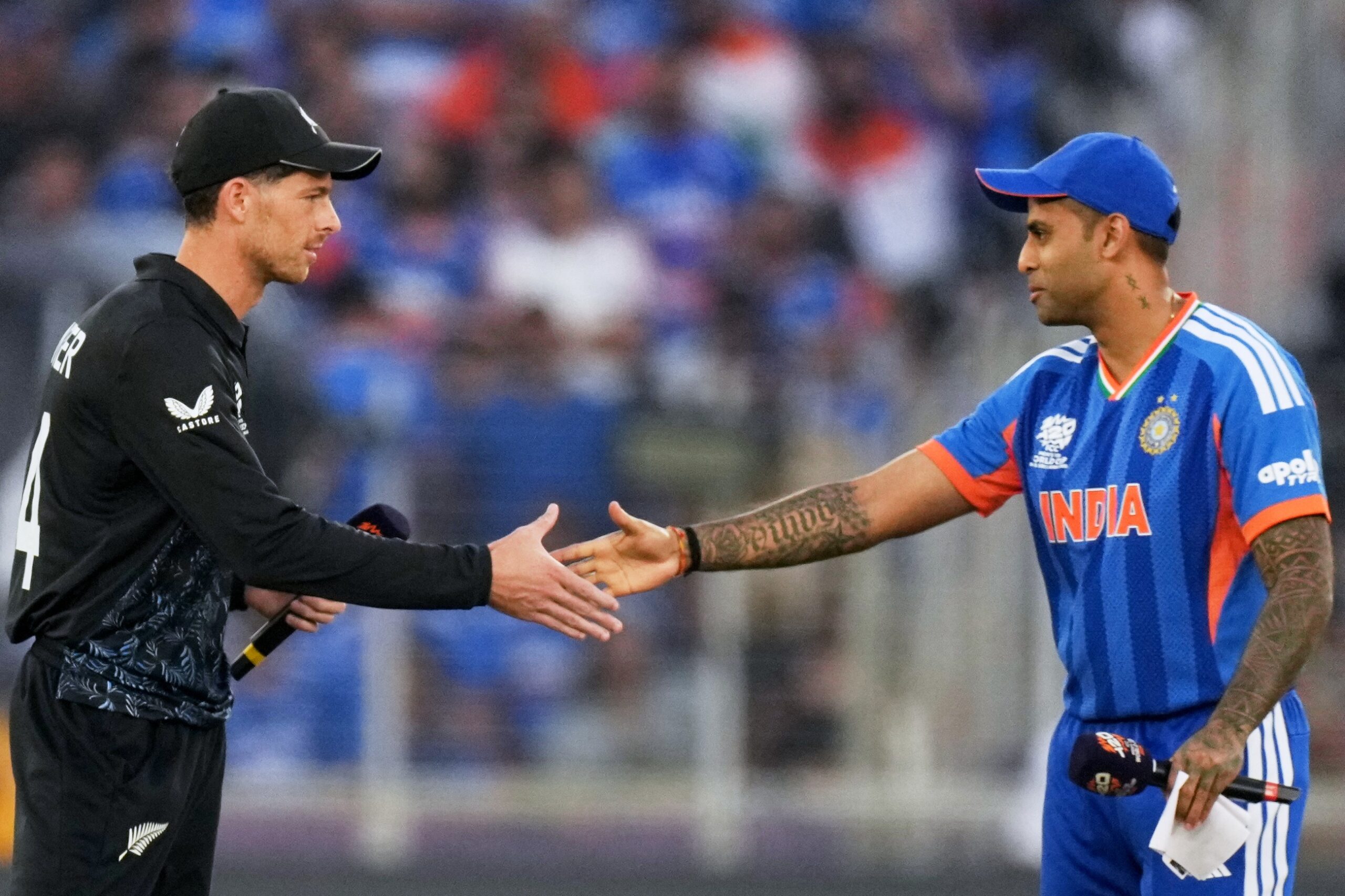 New Zealand win toss, opt to bowl against India in T20 World Cup final