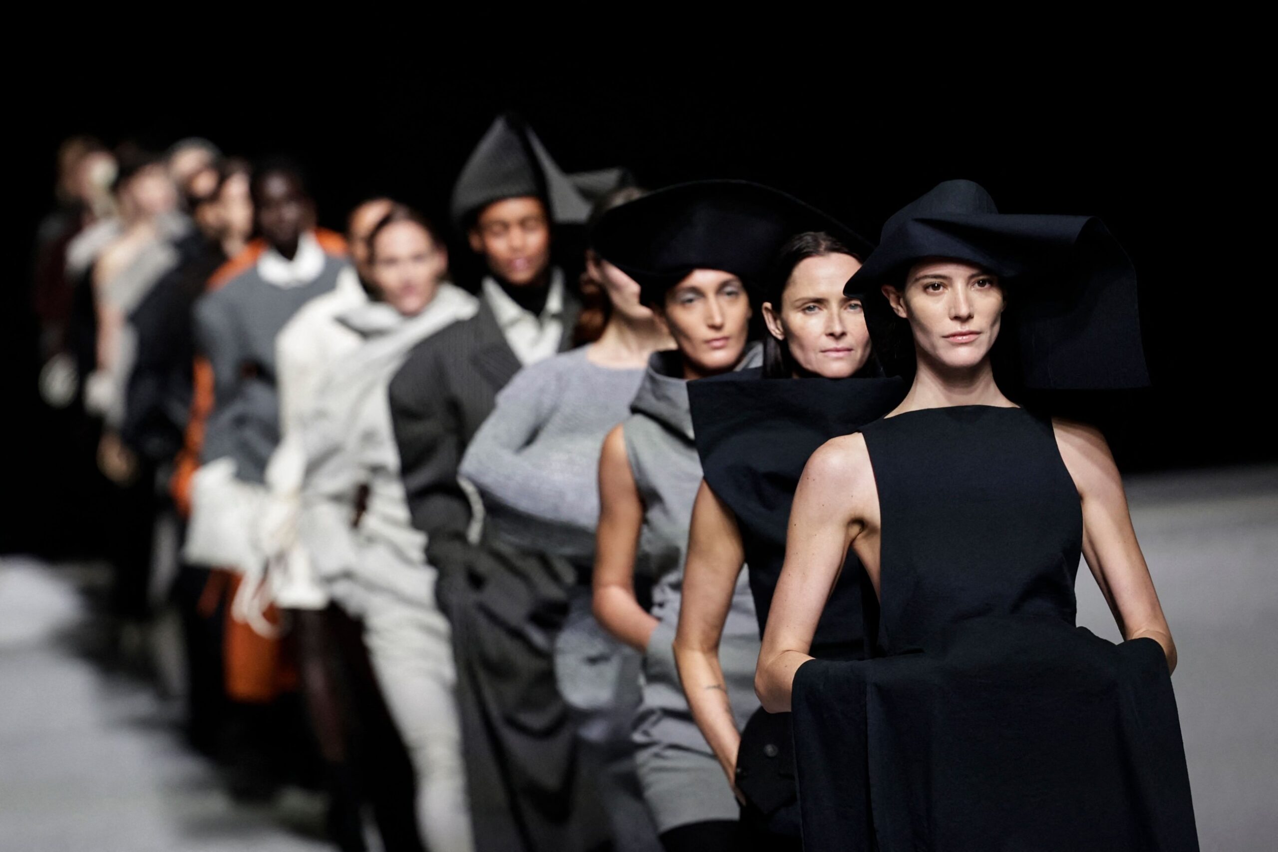 Hushed stillness and Japanese craft at Issey Miyake’s Paris show
