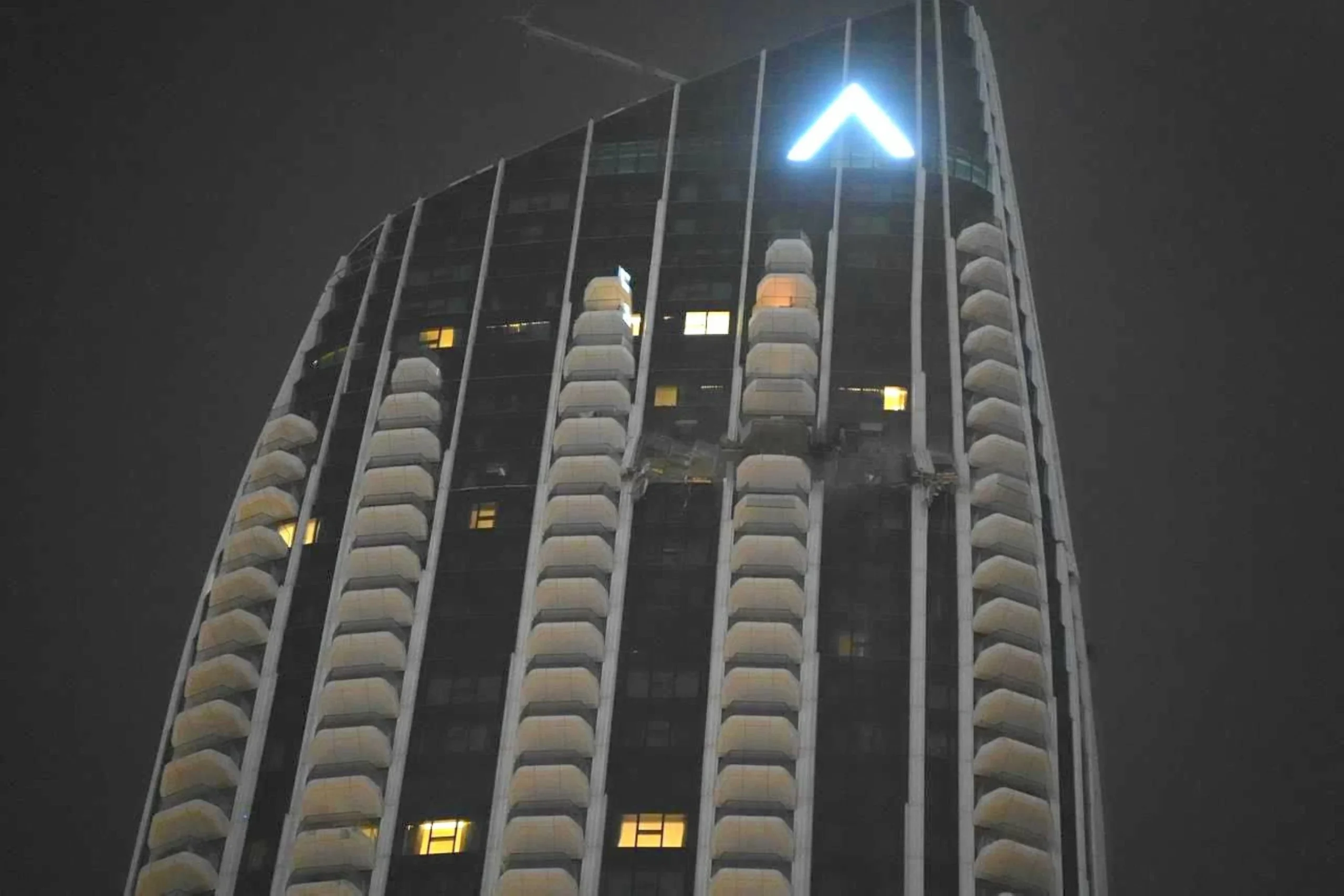 Drone falls on building in Dubai Creek Harbour, minor fir…