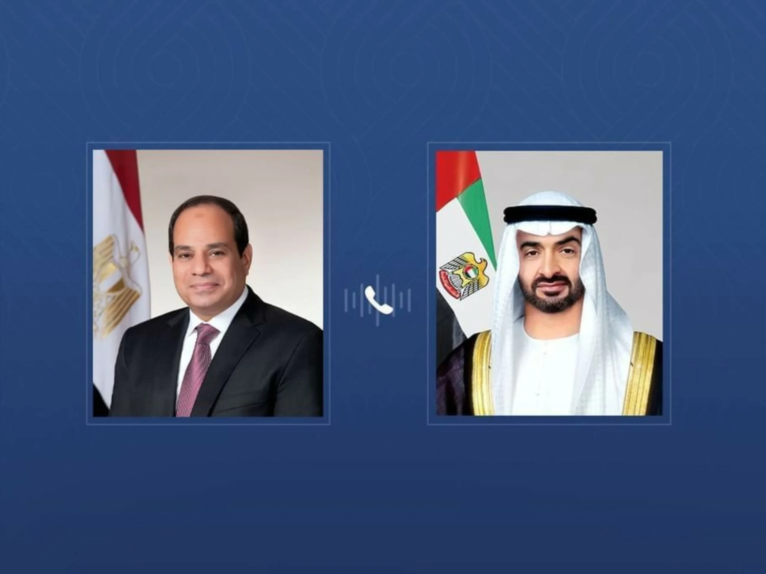 UAE and Egyptian Presidents discuss regional developments…