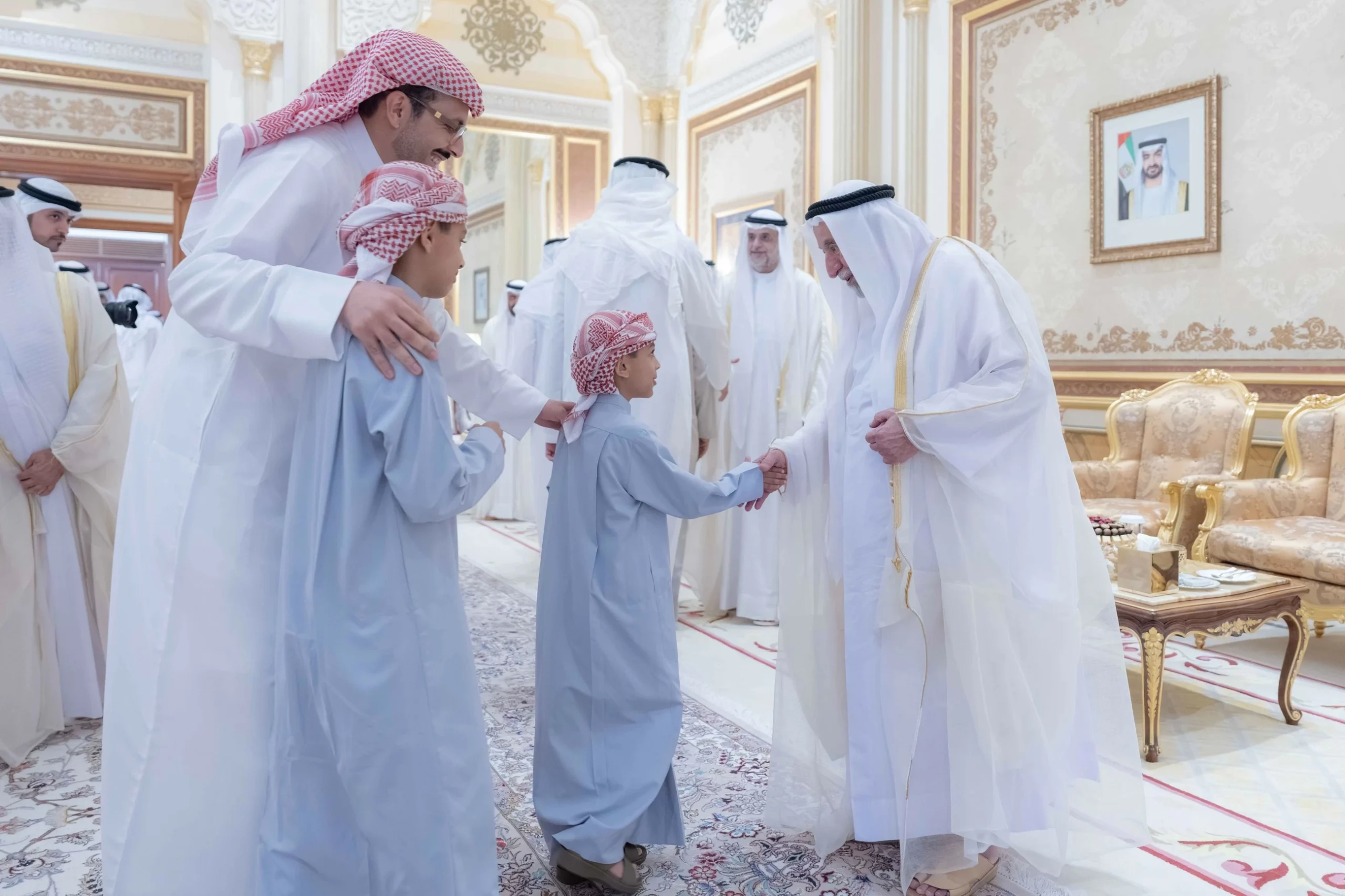 Sharjah Ruler receives Eid Al-Fitr well-wishers at Al Badi’ Palace