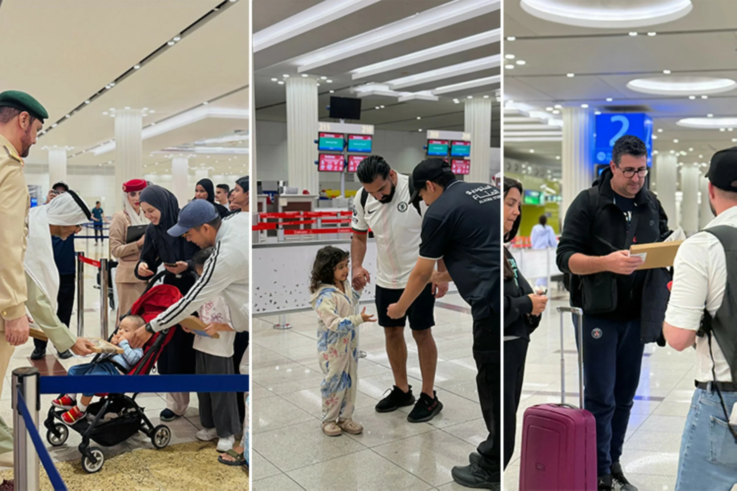 Dubai Police celebrate Eid with travellers at Dubai Inter…