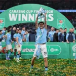 City win League Cup as O’Reilly sinks Arsenal after Kepa blunder