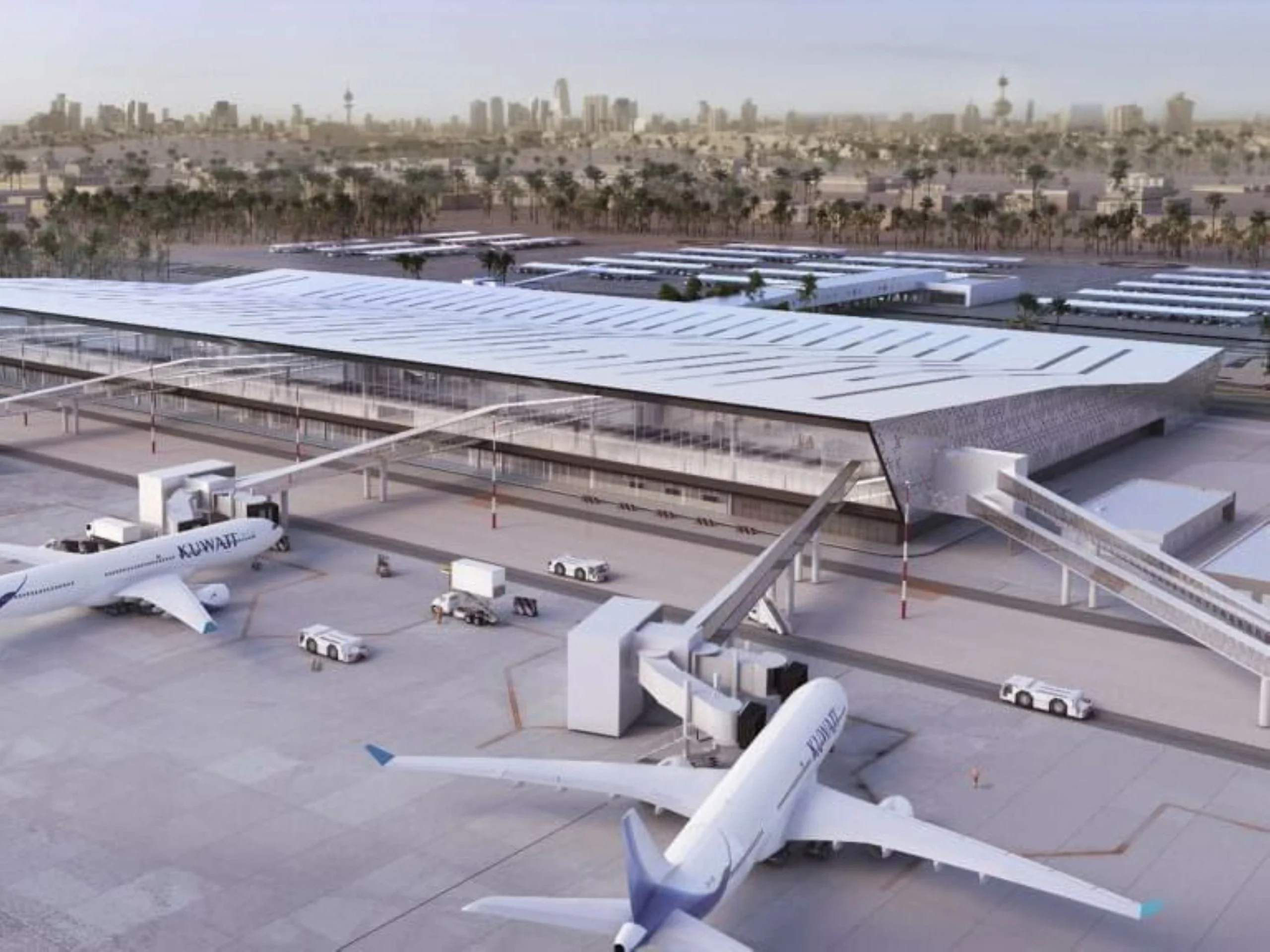 Drones target fuel tank at Kuwait airport