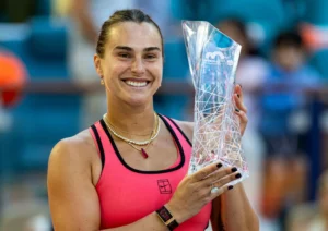 Sabalenka claims second straight Miami Open title with …