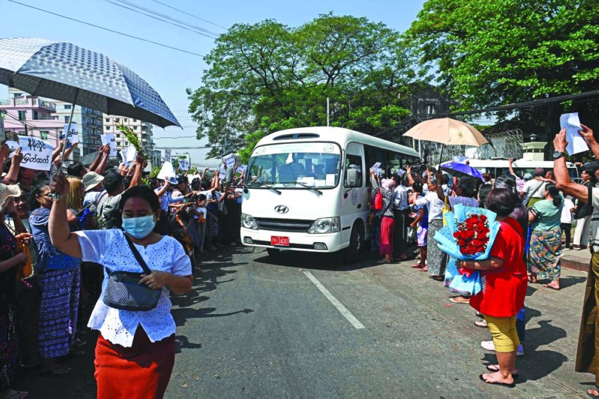 Myanmar grants amnesty to over 7,000 convicted of 'terrorist group' support
