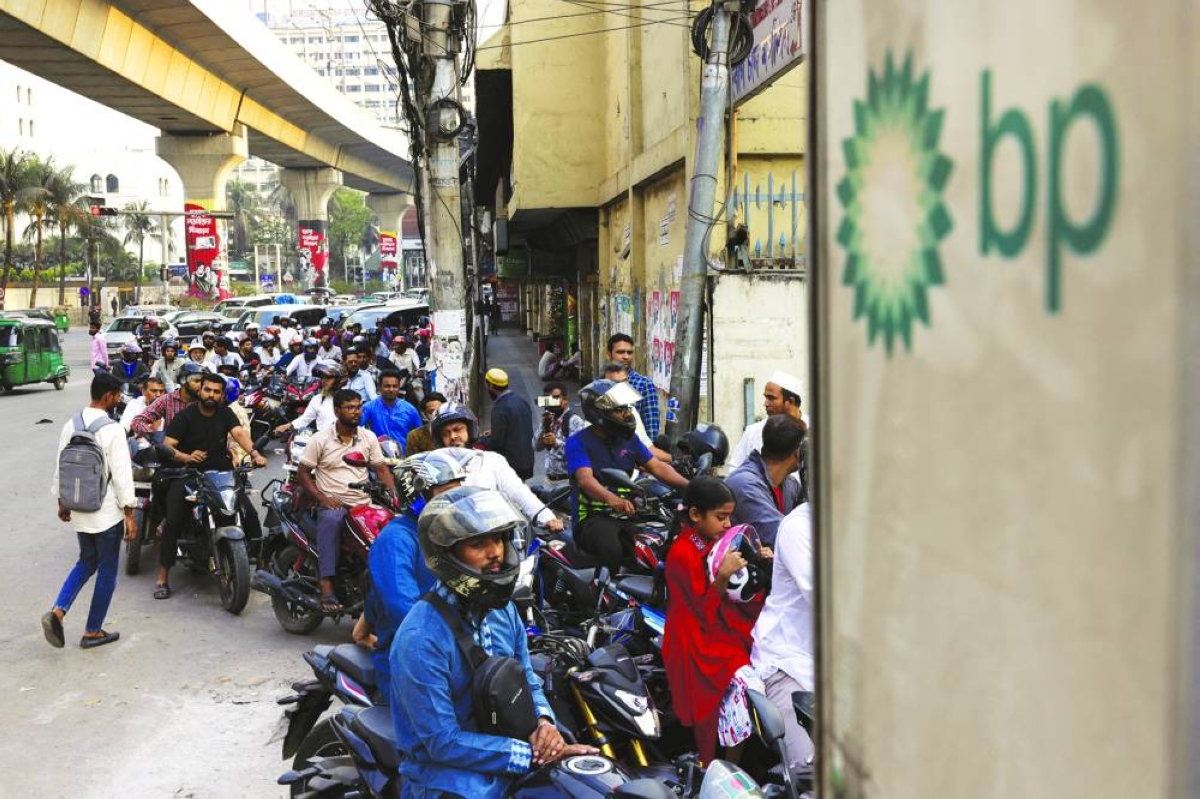 Bangladesh rations fuel as Middle East conflict spur panic buying