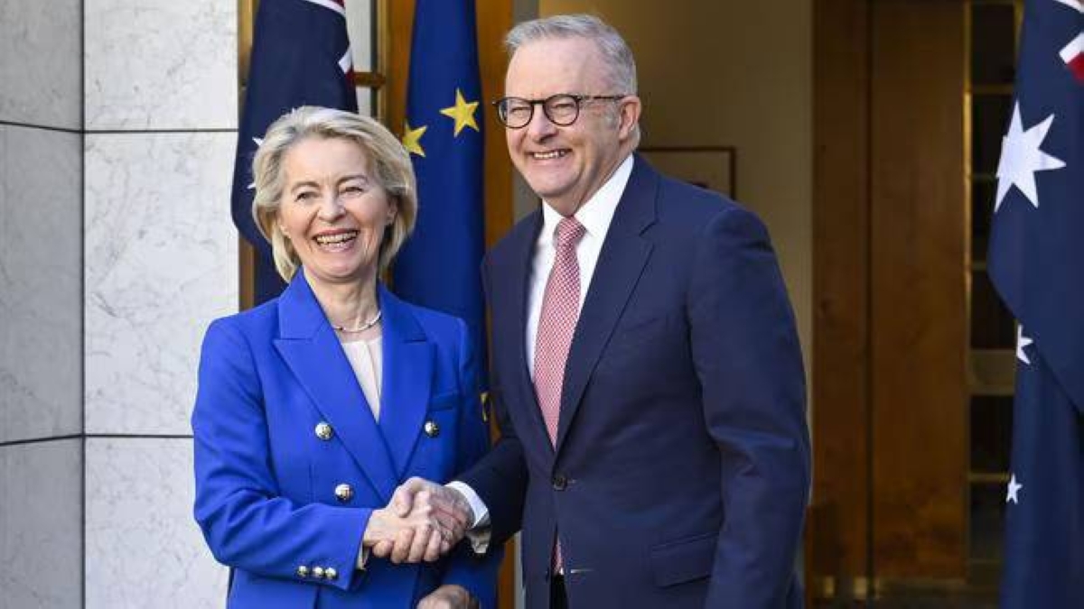 EU, Australia sign free trade agreement, new defense partnership