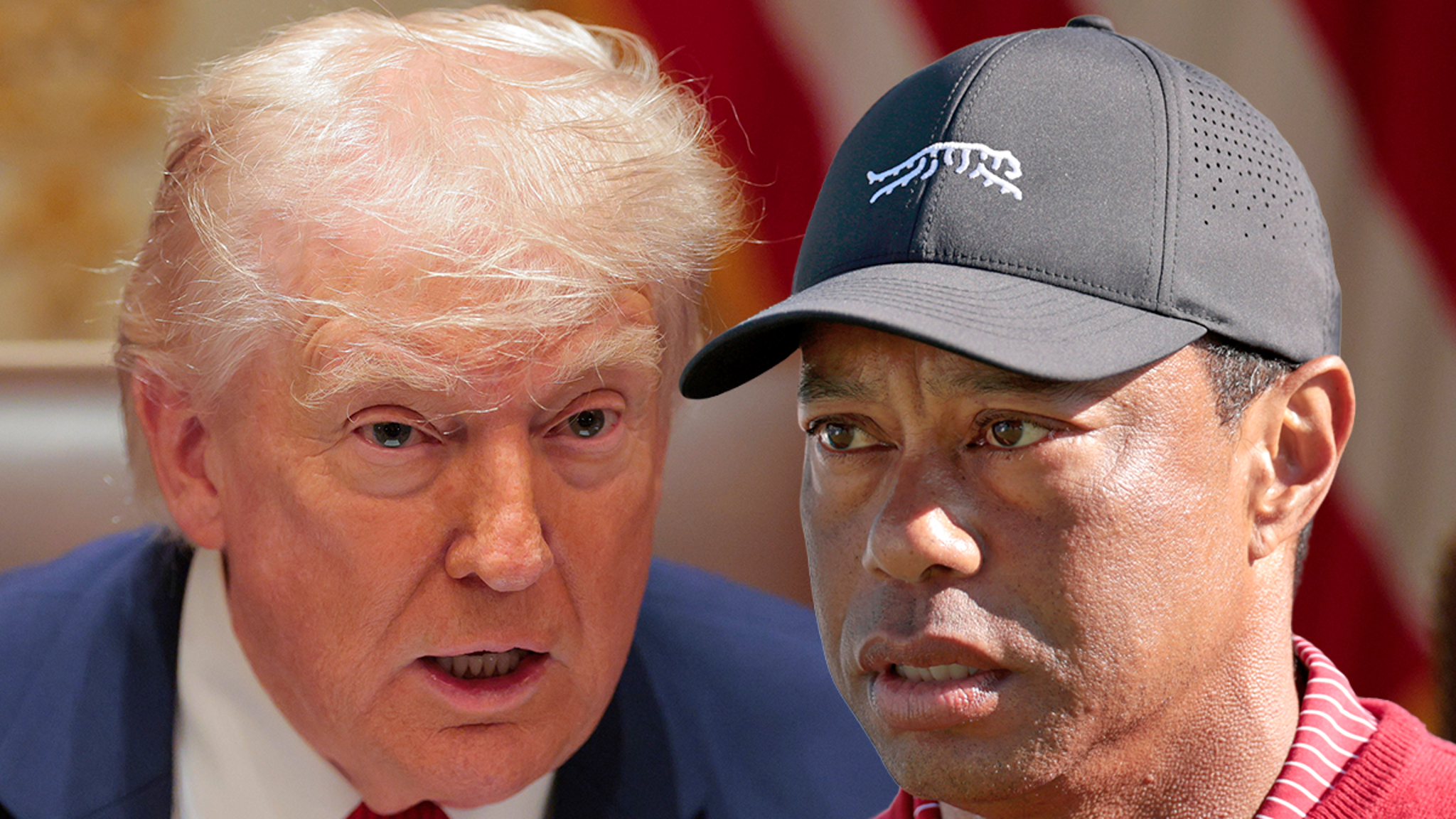 President Trump Says Tiger Woods ‘Lives A Life of Pain,’ Doing Well After DUI Arrest