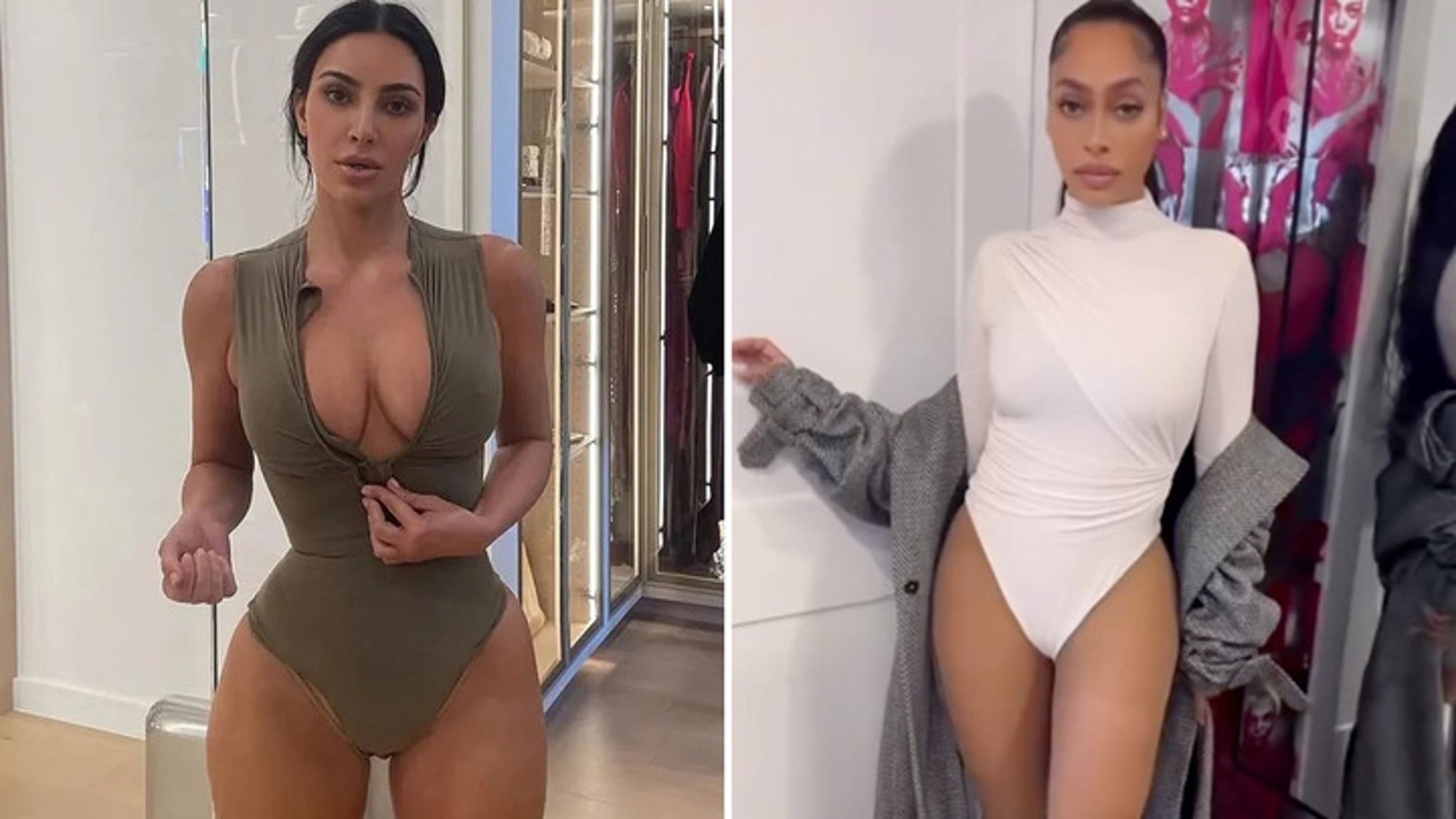 Kim Kardashian vs. La La Anthony Who’d You Rather?! (Babes In Bodysuits)