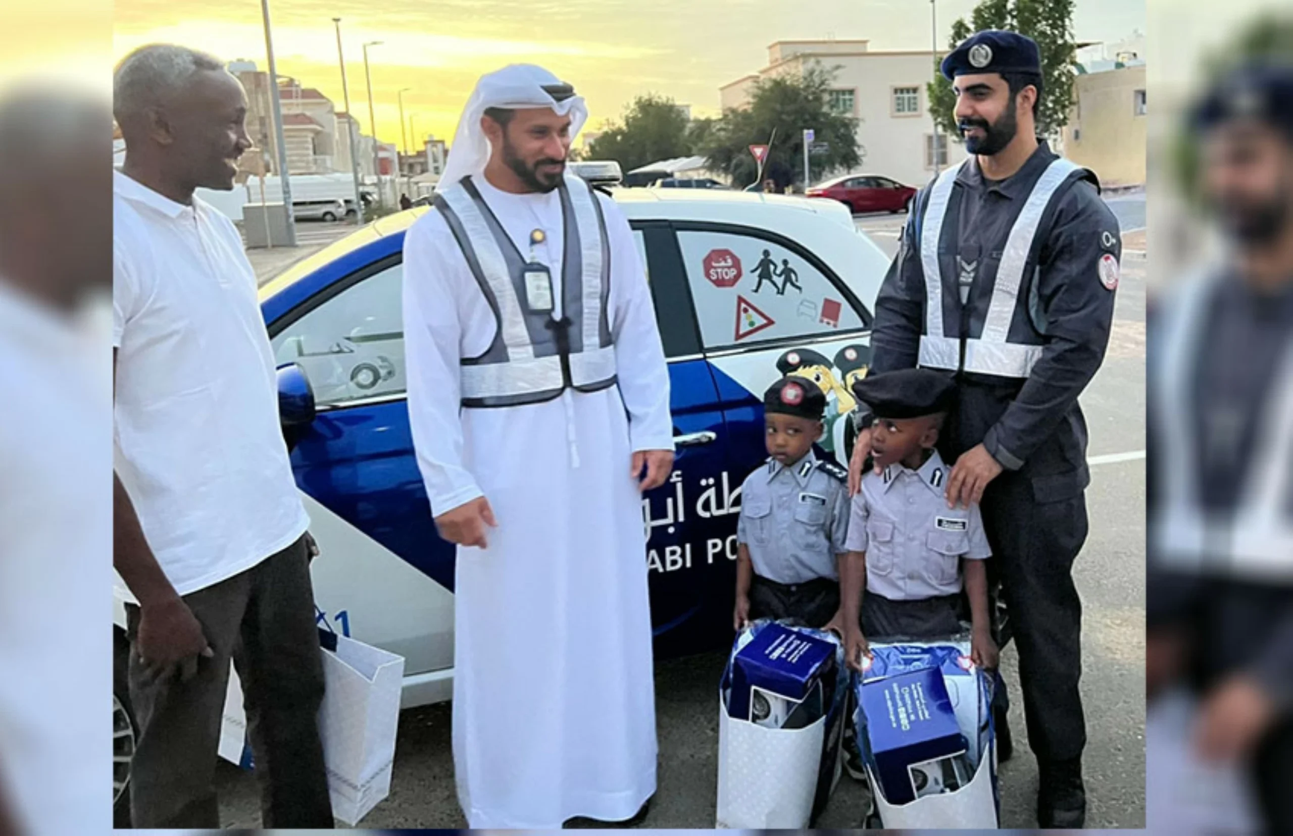 Abu Dhabi Police fulfil two brothers’ patrol wish