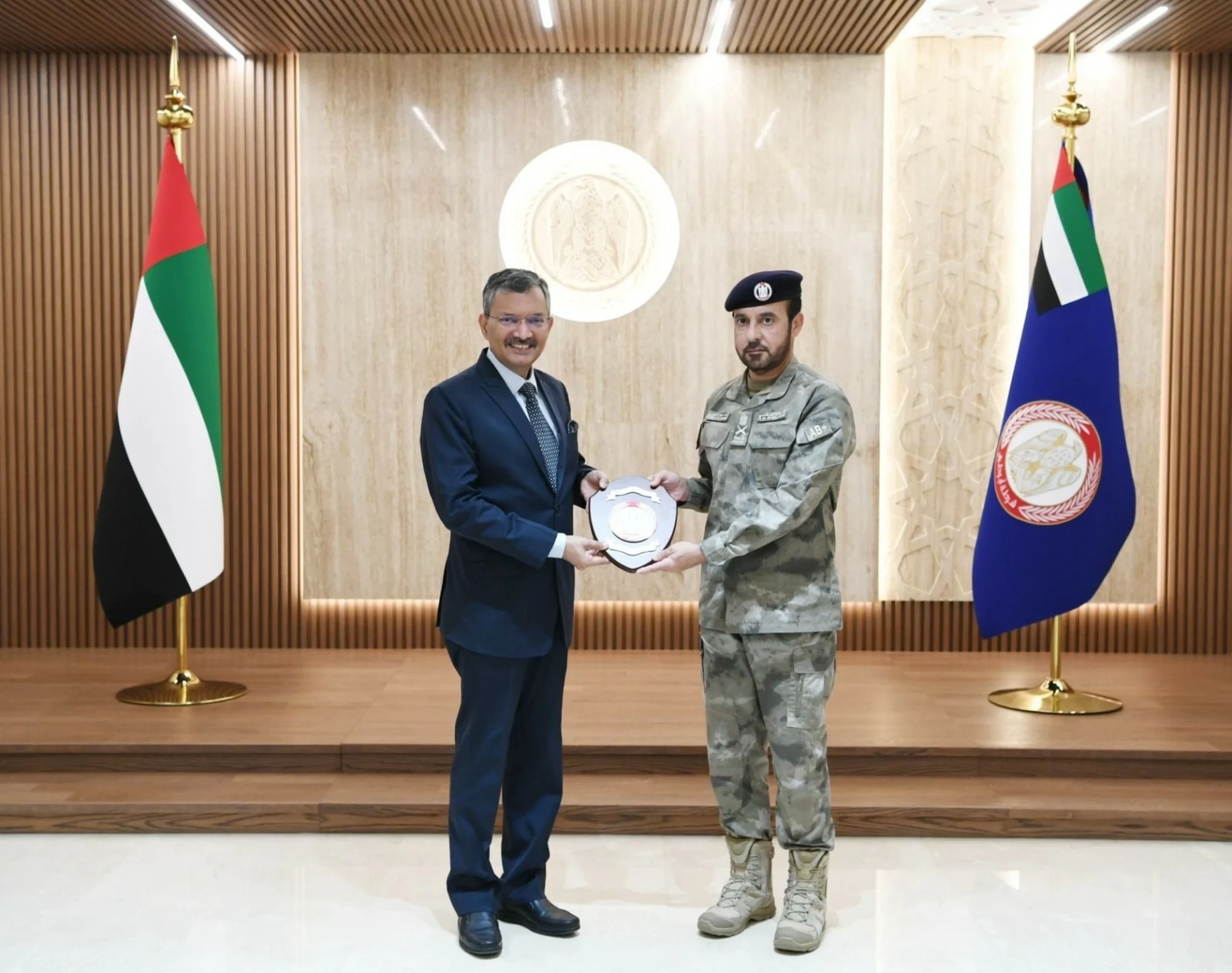 Abu Dhabi Police chief meets Indian ambassador