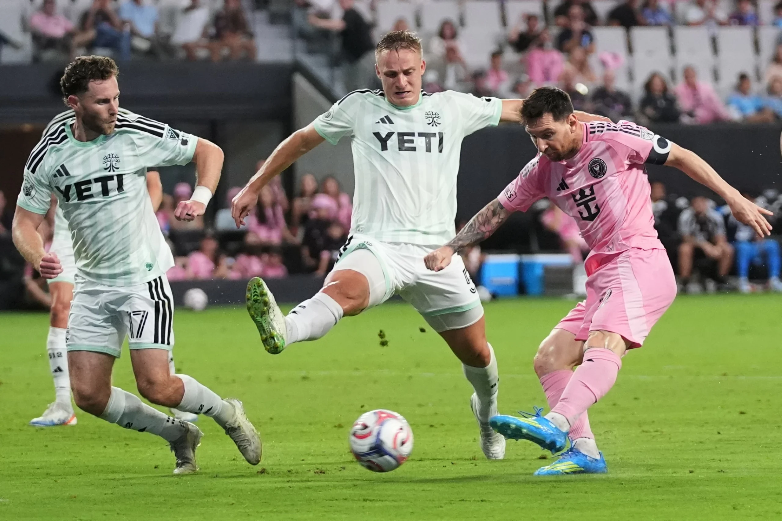 Messi marks new stadium with goal but Miami held by Austin