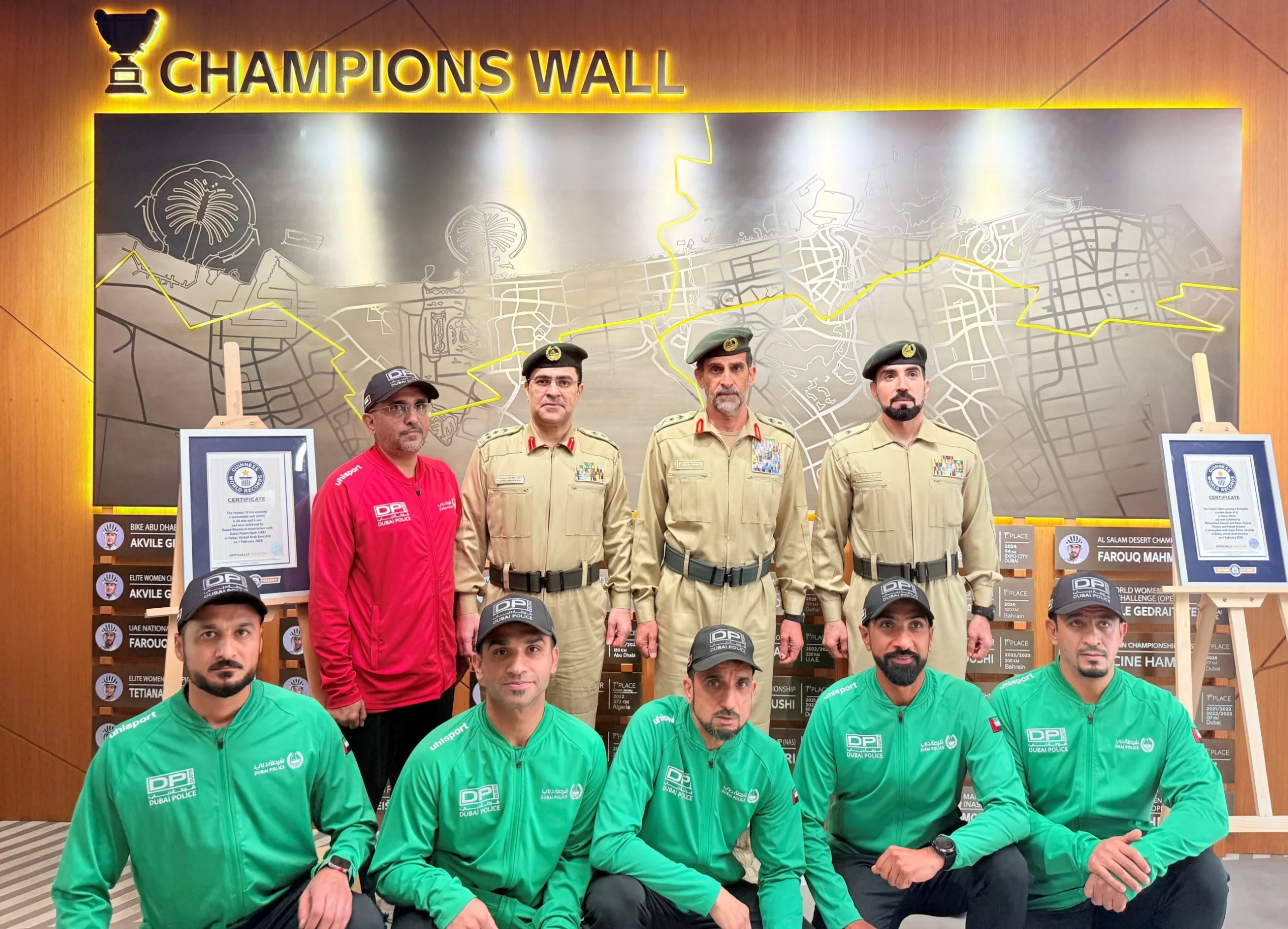 Dubai Police set two Guinness World Records in sports