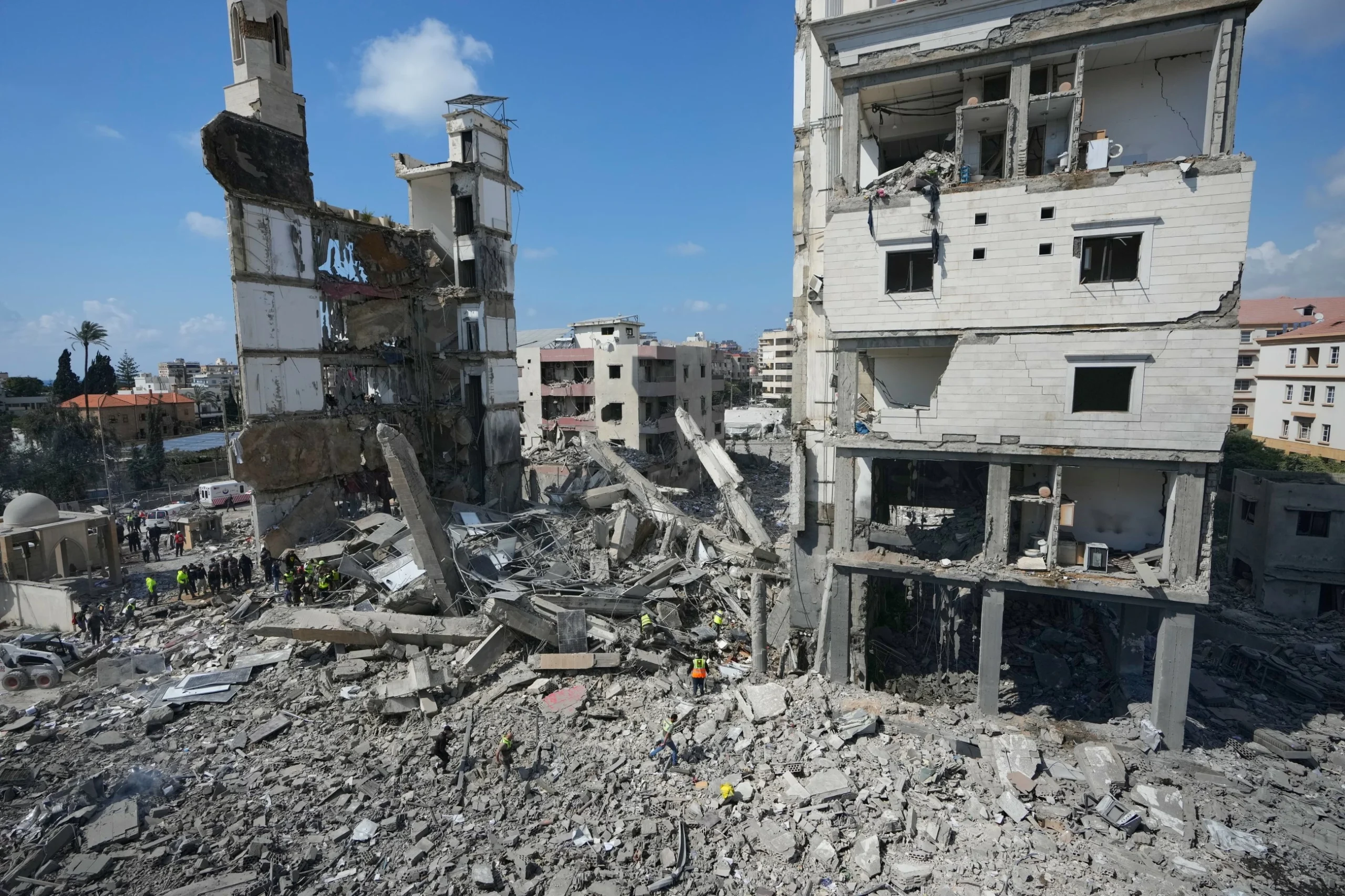 Israel pounds Lebanon with heaviest airstrikes of the war