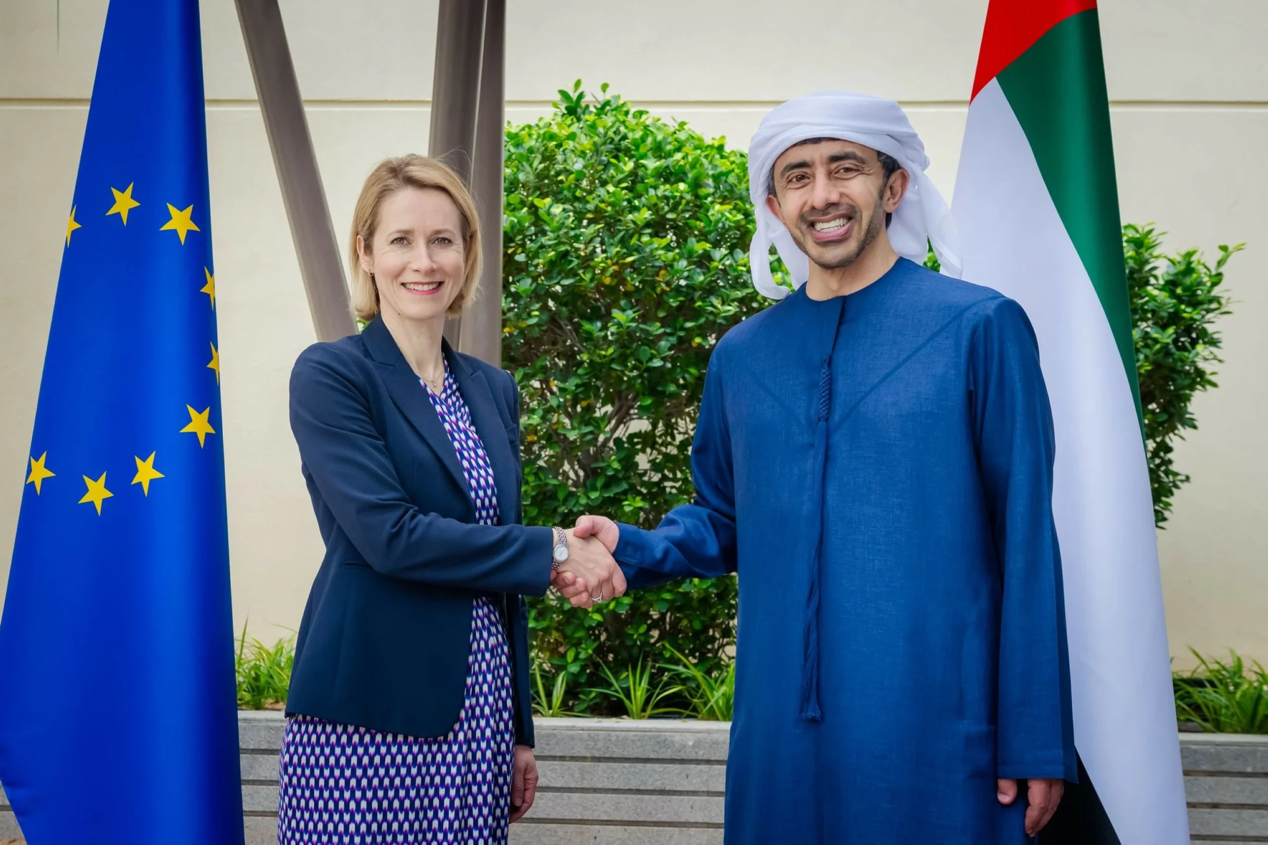 Sheikh Abdullah and Kaja Kallas discuss UAE-EU strategic relations