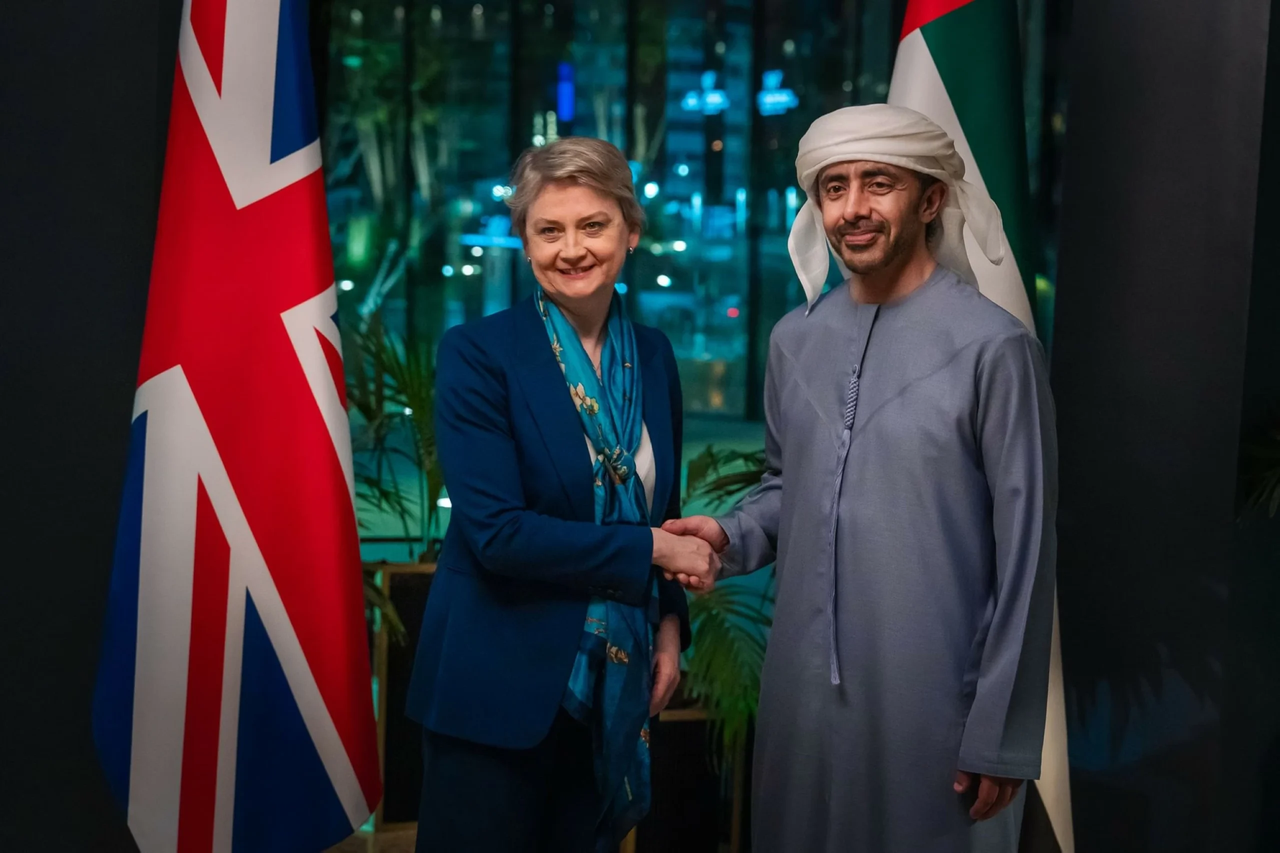 Abdullah, UK Secretary of State for Foreign Affairs discu…