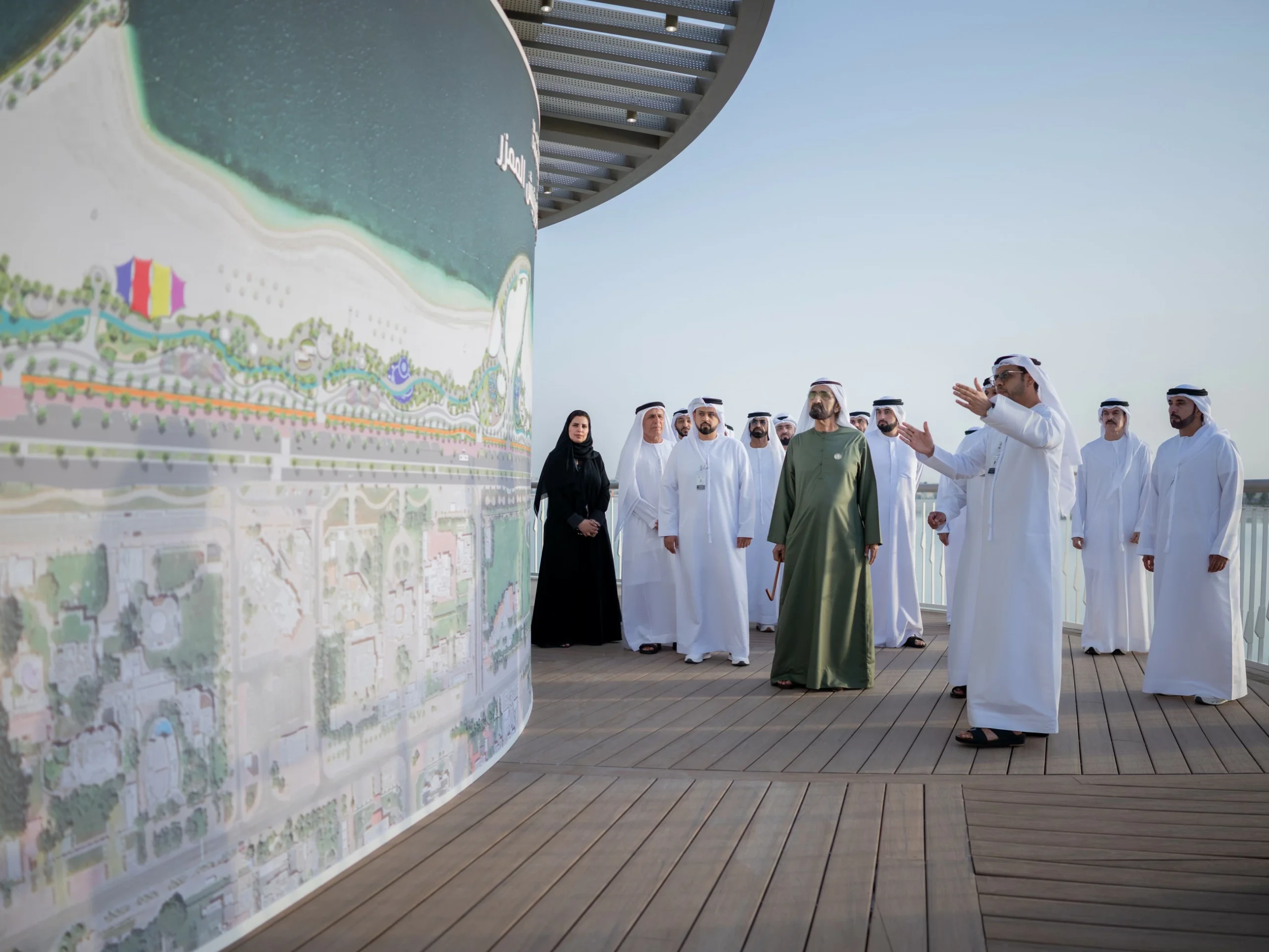 Sheikh Mohammed reviews Al Mamzar Beaches project under D…