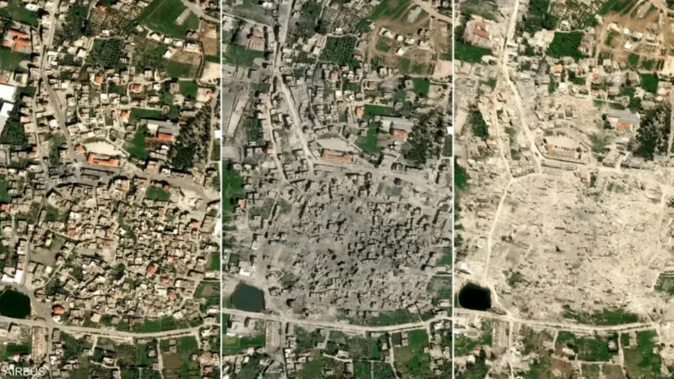 Satellite images reveal southern Lebanese villages ‘wiped…