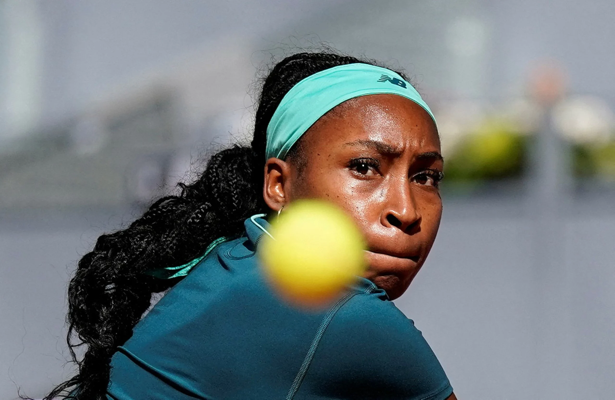 Gauff battles through illness,reaches Madrid Open last 16