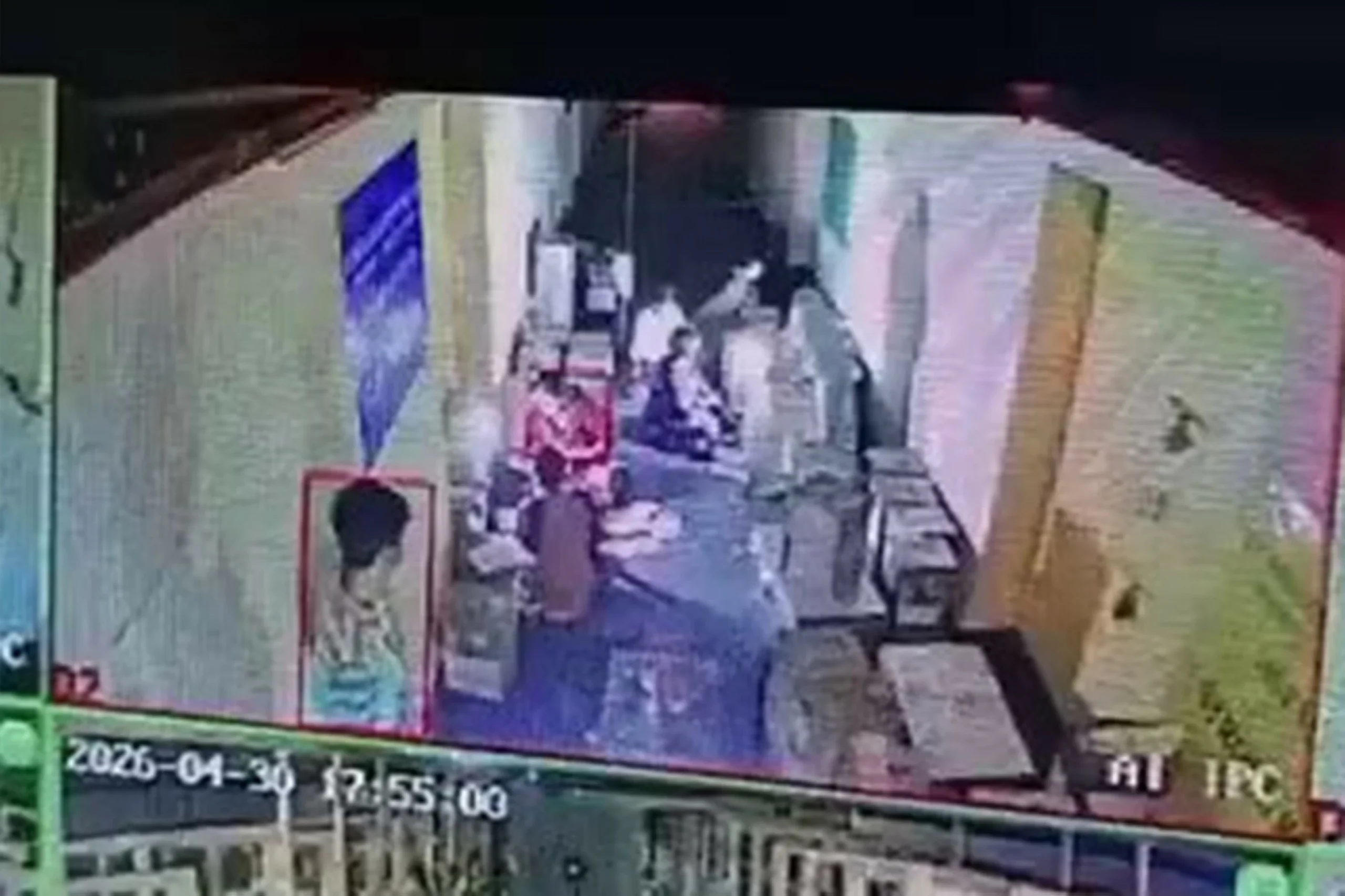 CCTV footage shows individuals inside EVM strongro…