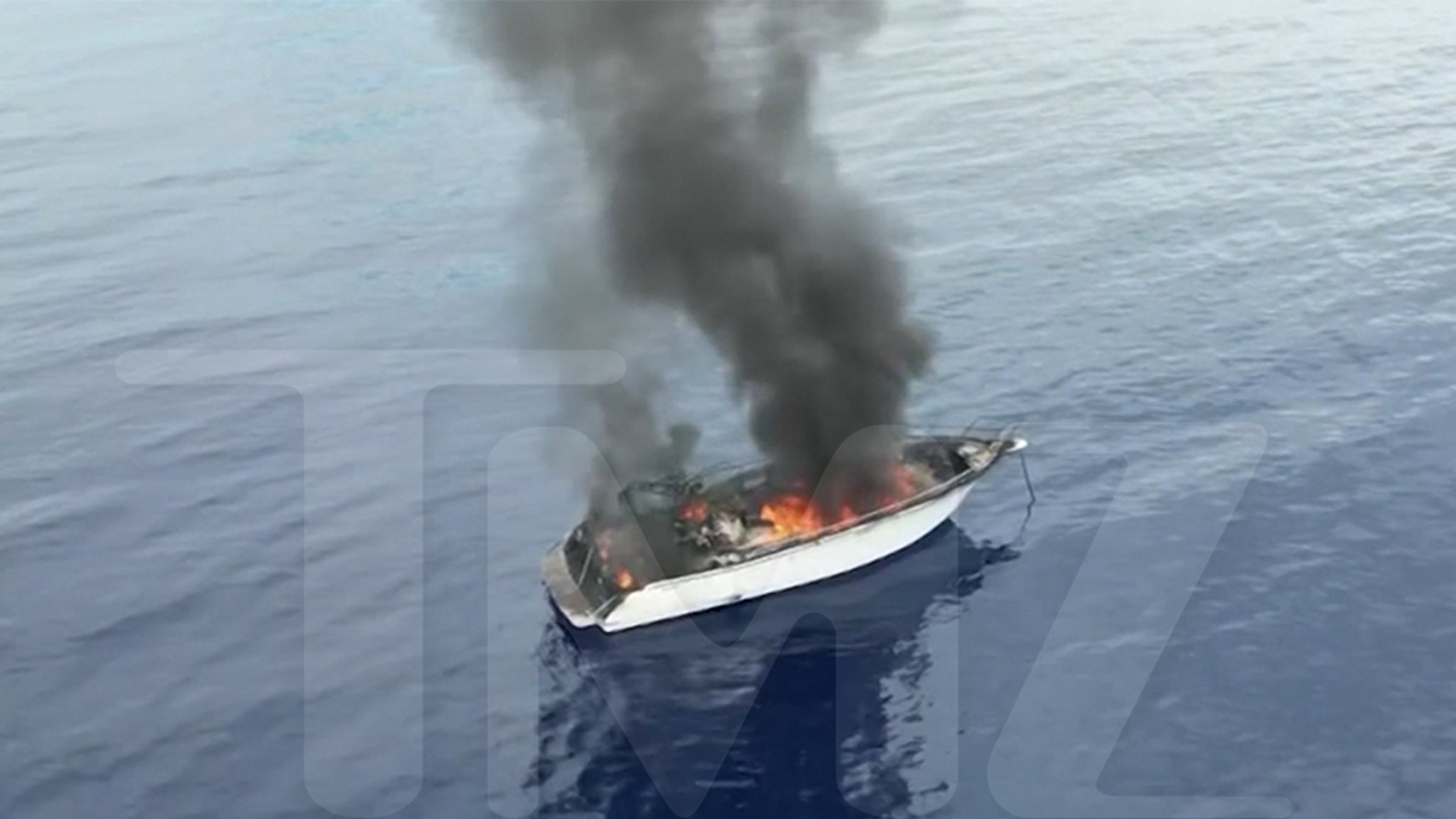 ‘Below Deck’ Transport Vessel Catches Fire at Sea, On Video