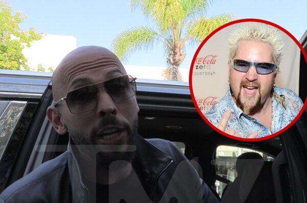 Andrew Tate Rips Into Guy Fieri Over UFC Meetup, Hurls Racial Slur