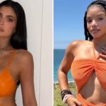 Kylie Jenner vs. Halle Bailey Who'd You Rather?! Babes In Orange Edition
