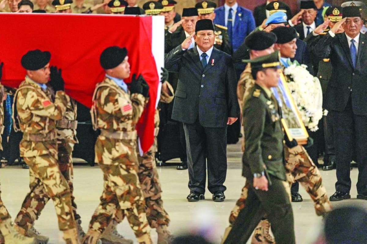 Indonesia receives bodies of peacekeepers killed in Lebanon