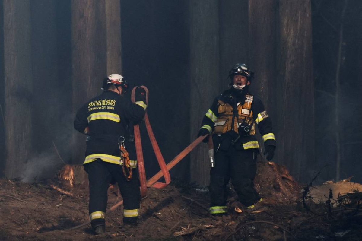 Firefighters in northern Japan struggle to contain blazes as over 3,000 people evacuated