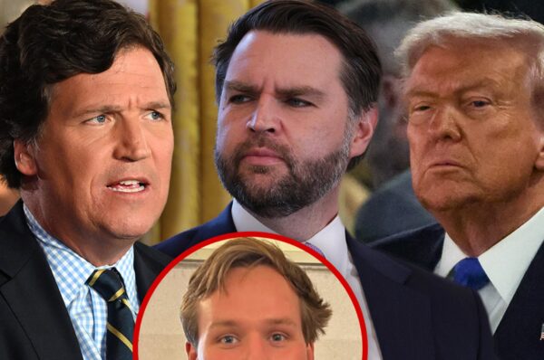 Tucker Carlson’s Son Leaves J.D. Vance’s Office as Trump Attacks Continue
