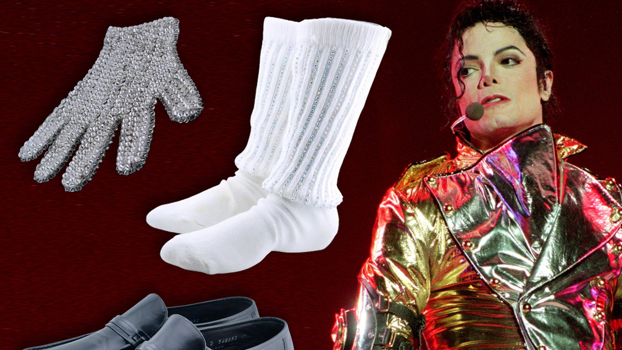 Michael Jackson’s Crystal Gloves, Fedora for Sale at Auction