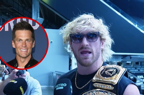 Logan Paul Not Worried About Tom Brady Showing Up at WrestleMania