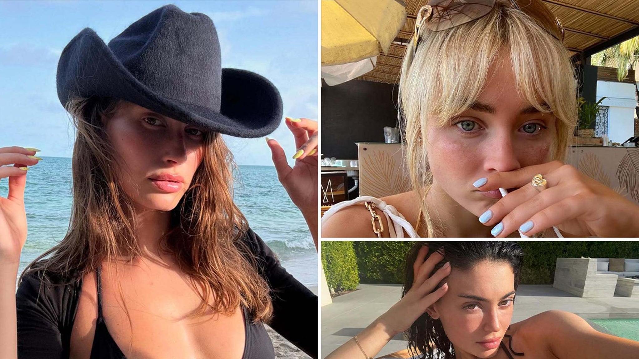 Hailey Bieber, Kylie Jenner, Sabrina Carpenter & More Rock the Clean Girl Look