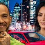 Lewis Hamilton Takes Kim Kardashian For A Spin In Rare Ferrari For Instagram Debut