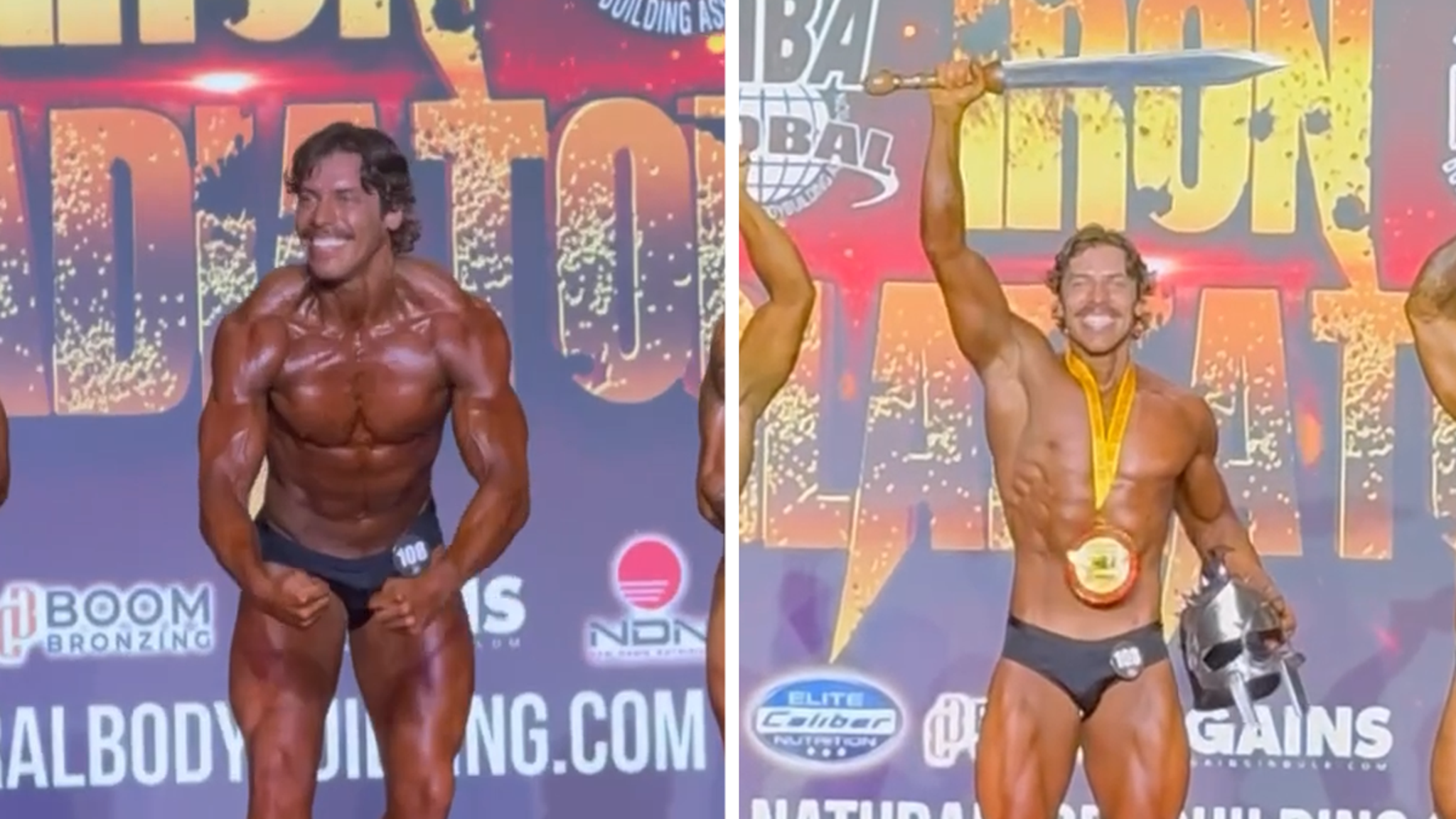 Arnold Schwarzenegger’s Son Joseph Baena Wins INBA Title