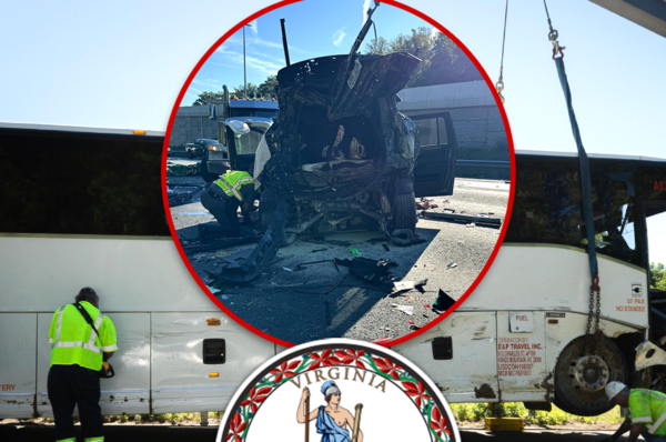 5 Dead After Bus Strikes Vehicles in Virginia Work Zone