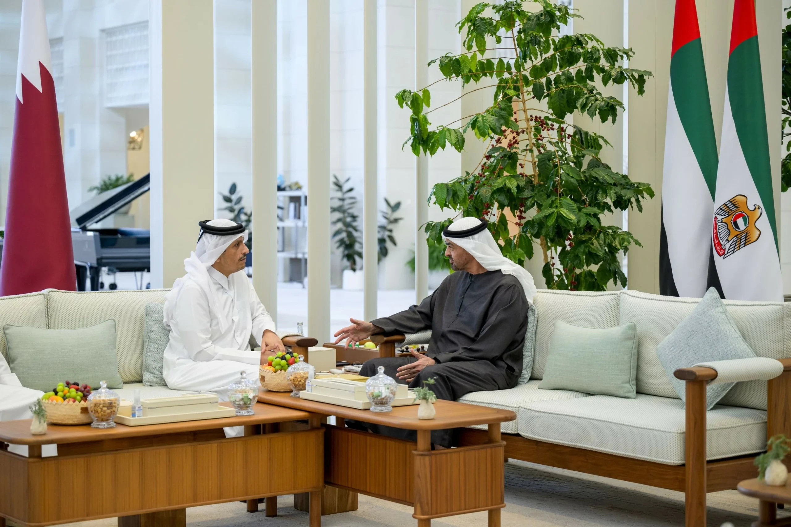 UAE President receives Qatari Prime Minister and Minister…
