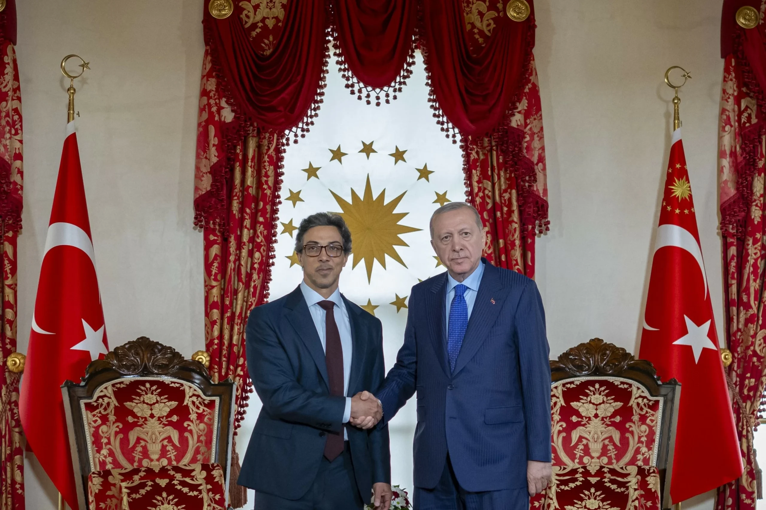 Mansour, Erdogan discuss bilateral ties, regional issues