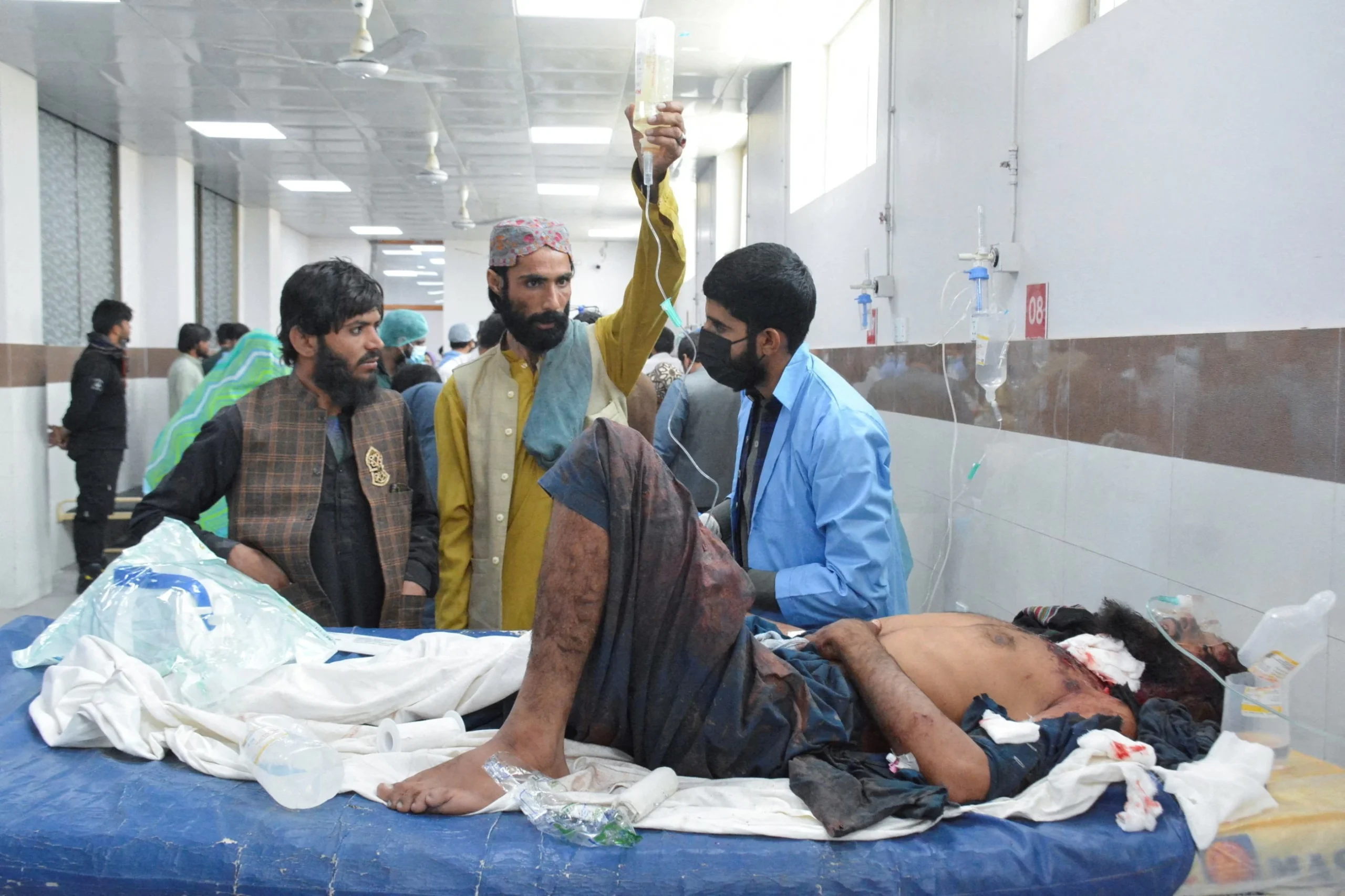 35 injured after fire at customs warehouse in Pakistan