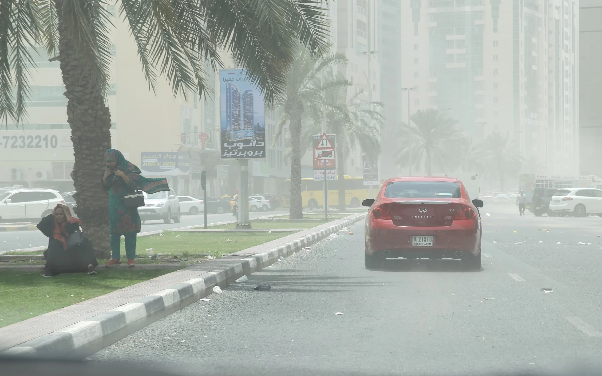 UAE temperatures to dip from Sunday as dusty winds sweep …