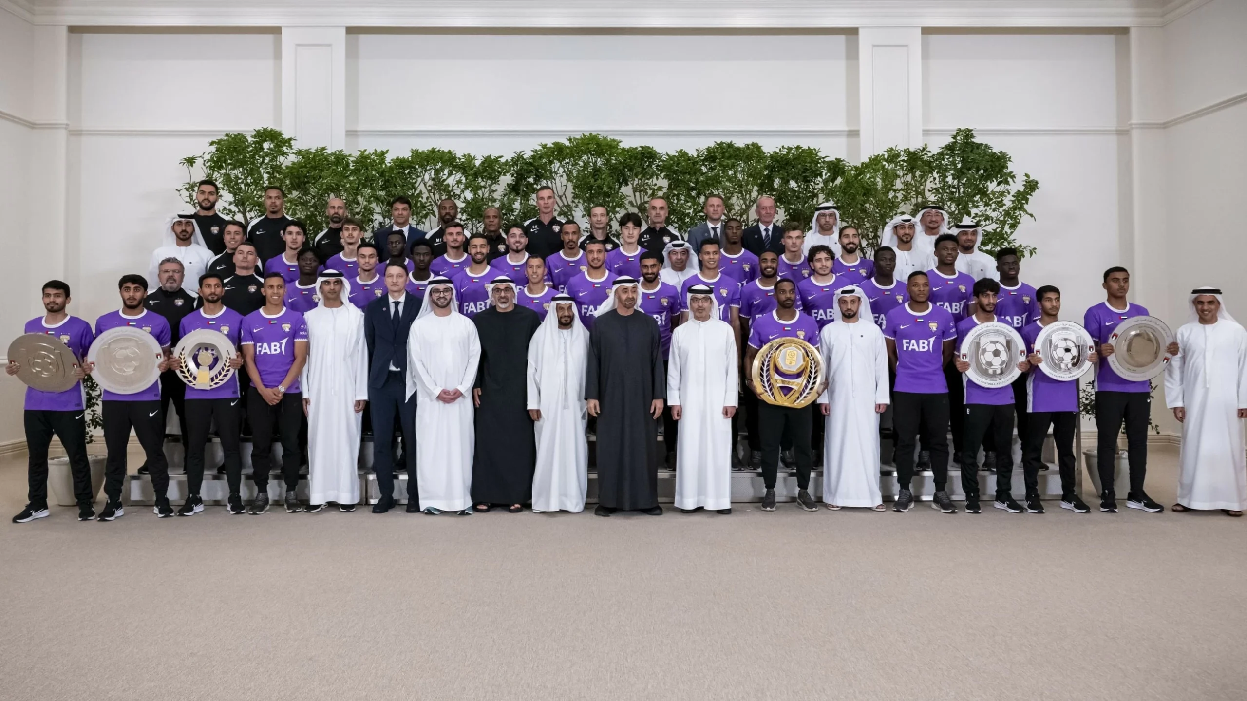President receives Al Ain team, encourages players to co…