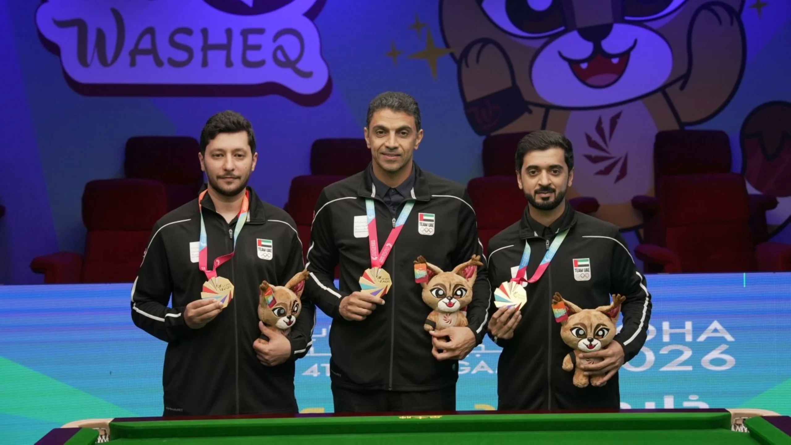 UAE snooker and shooting teams strike gold at GCC Games in Doha