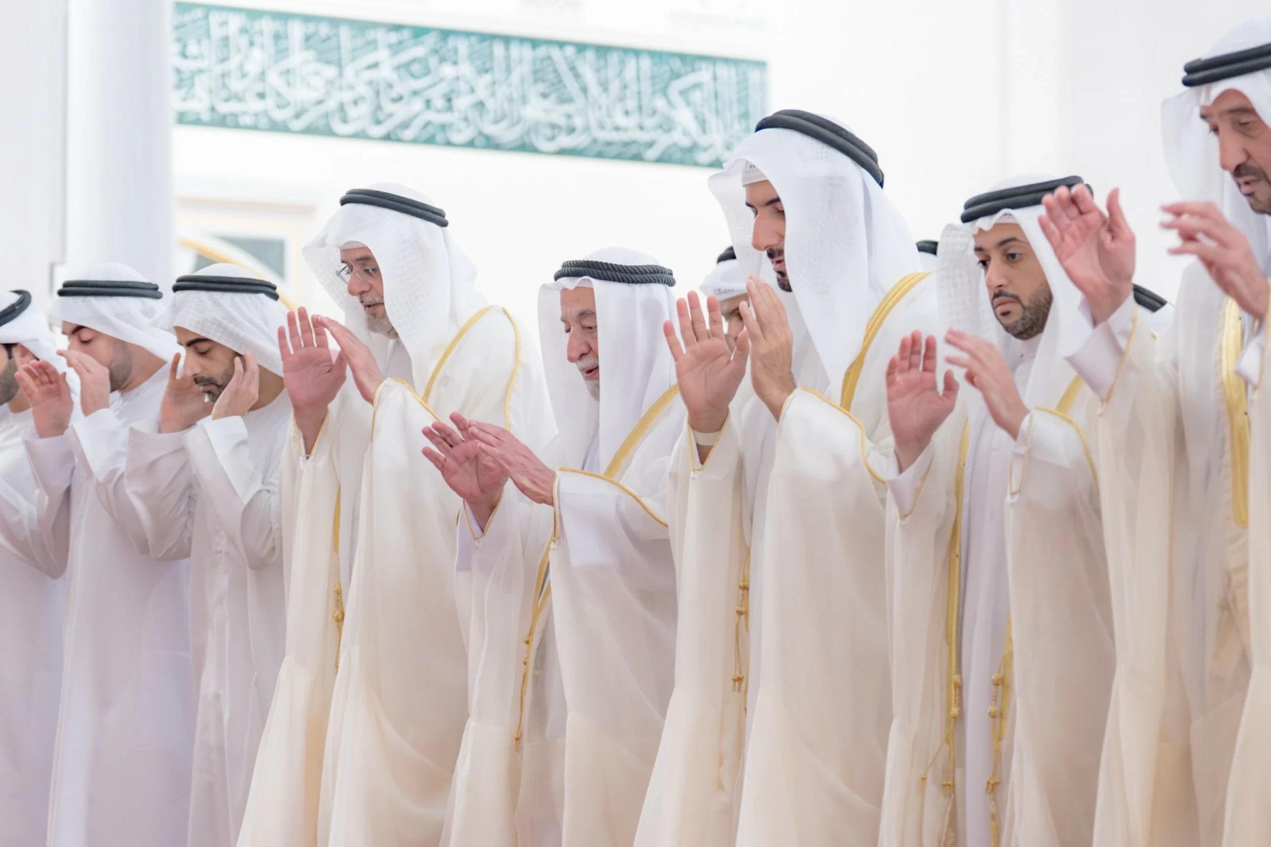 Sharjah Ruler performs Eid Al-Adha prayer at Sharjah Mosque