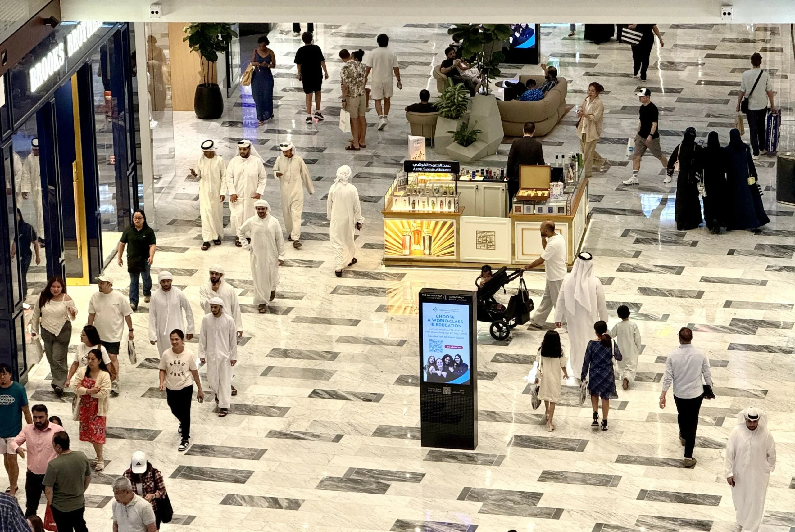 Residents flock to malls, parks on Eid